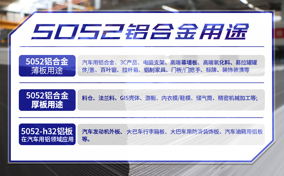 　5052汽車鋁板_5052汽車油箱用鋁板儲(chǔ)氣筒O態(tài)鋁合金_廠家直銷5052鋁板全國配送