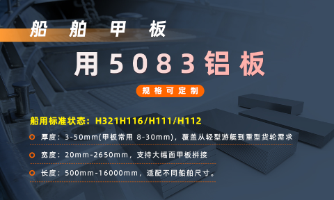明泰鋁業(yè)源頭廠家 5083 船用鋁板 船舶甲板專用料直供 全規(guī)格定制 船級社認(rèn)證